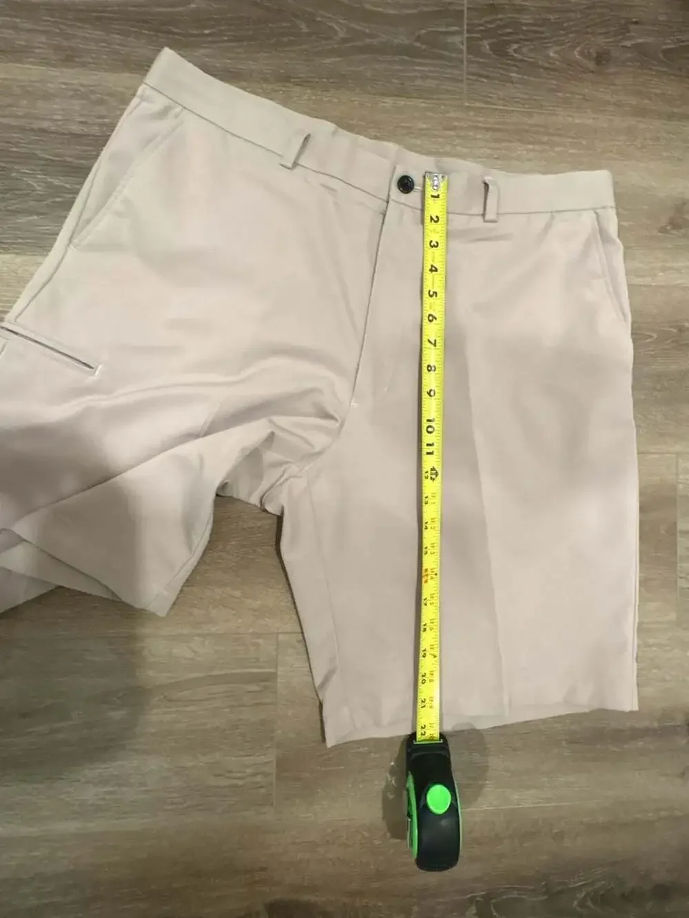 SLAM Men's Performance Golf Tech Shorts in tan